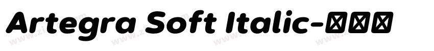 Artegra Soft Italic字体转换 Artegra Soft Italic字体转换